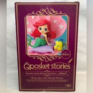 Disney Little Mermaid Ariel Figure Ver.A Banpresto Q Posket Qposket Stories New